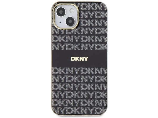 DKNY DKNY DKHMP15MHRHSEK iPhone 15 Plus / 14 Plus 6.7" czarny/black hardcase IML Mono & Stripe MagSafe