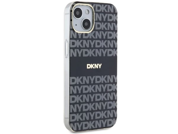 DKNY DKNY DKHMP15MHRHSEK iPhone 15 Plus / 14 Plus 6.7" czarny/black hardcase IML Mono & Stripe MagSafe