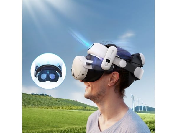 BOBOVR S3 PRO batteristøttestropp for Meta Quest 3