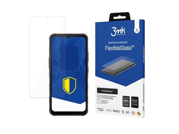 3MK FlexibleGlass pro Samsung Galaxy XCover 7, Samsung, Galaxy XCover 7, Antibakteriell, Slagbestandig, Ripebestandig, Gjennomsiktig, 1 stykker