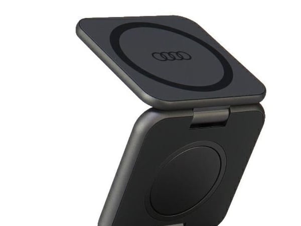 Audi kokoontaitettava induktiivinen laturi 3in1 harmaa/harmaa Big Logo AU-MWC3IN1-GT/D1-GY