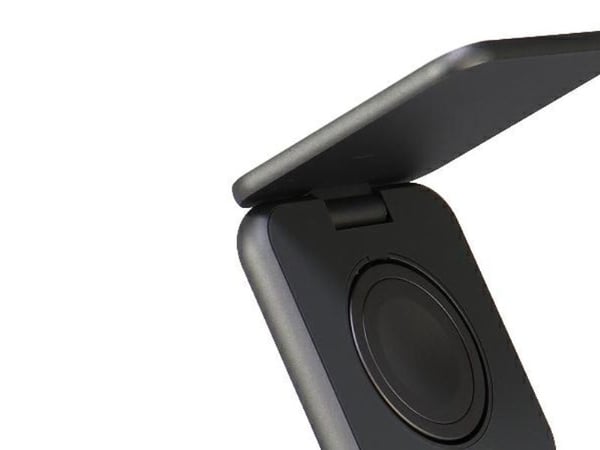 Audi kokoontaitettava induktiivinen laturi 3in1 harmaa/harmaa Big Logo AU-MWC3IN1-GT/D1-GY
