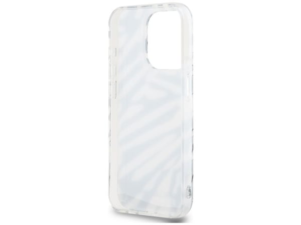 Karl Lagerfeld KLHCP15LHZBPKCCK iPhone 15 Pro 6.1" czarny/black hardcase IML Zebra Pattern & Cord