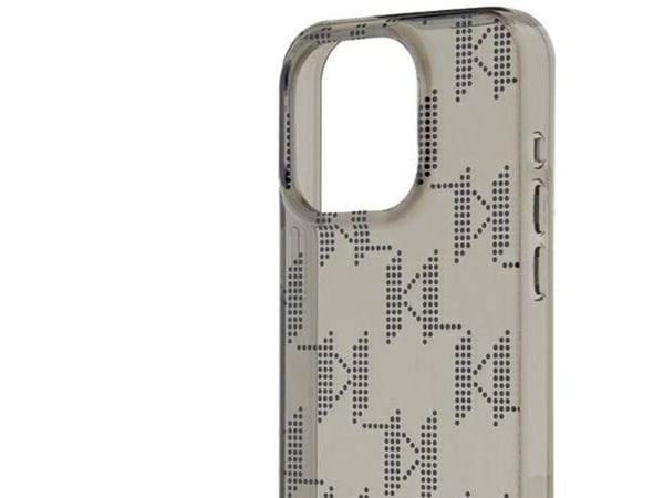Karl Lagerfeld KLHCP15XHKDPNSK iPhone 15 Pro Max 6.7" czarny/black hardcase IML Mono KL Pattern & Cord