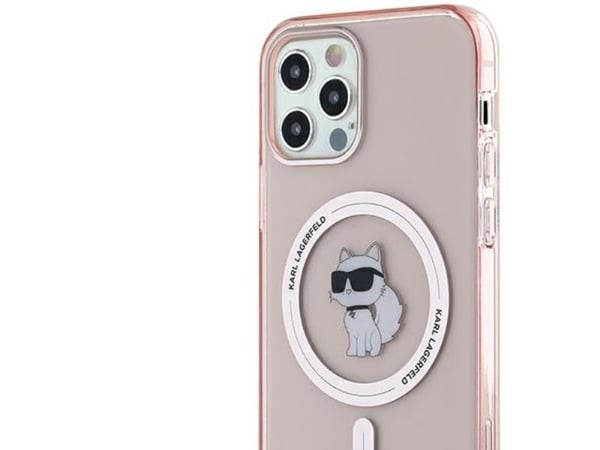 Karl Lagerfeld Karl Lagerfeld KLHMP12MHFCCNOP iPhone 12/12 Pro 6,1" rosa/rosa hardcase IML Choupette MagSafe
