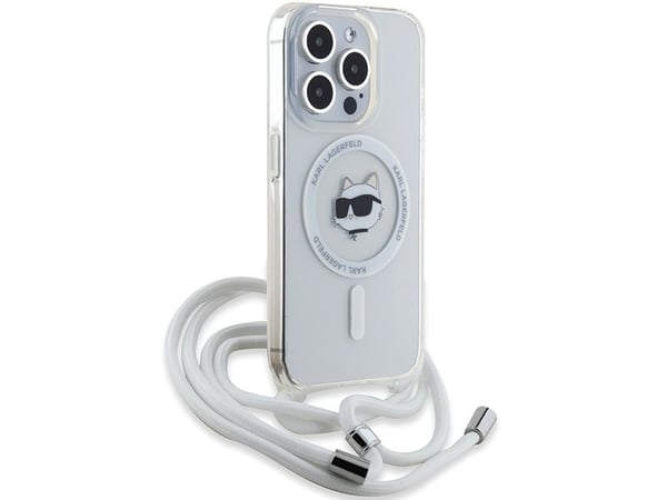 Karl Lagerfeld IML Choupette Head & Cord MagSafe-skal till iPhone 14 Pro - transparent