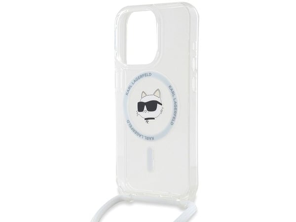 Karl Lagerfeld IML Choupette Head & Cord MagSafe-skal till iPhone 14 Pro - transparent