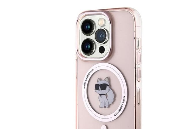 Karl Lagerfeld Karl Lagerfeld KLHMP14XHFCCNOP iPhone 14 Pro Max 6,7" rosa/rosa hardcase IML Choupette MagSafe