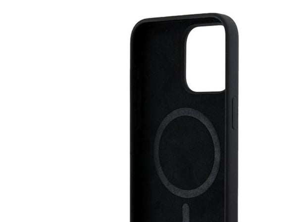 Karl Lagerfeld silikon Choupette Head-fodral med MagSafe till iPhone 15 Pro - svart
