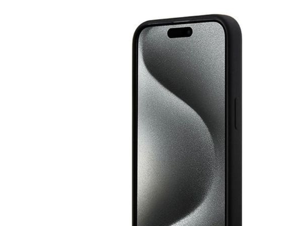 Karl Lagerfeld silikon Choupette Head MagSafe-skal för iPhone 15 Pro Max - svart