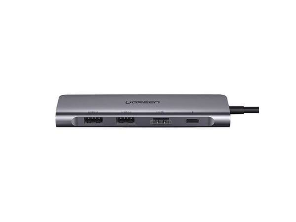 Ugreen 15214, sladdansluten, USB 3.2 Gen 1 (3.1 Gen 1) Typ-C, 100 W, violett, metallisk, MicroSD (TransFlash), SD, 64 GB
