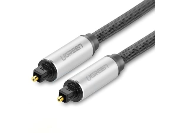 Ugreen AV108 10540 optinen Toslink/SPDIF-kaapeli 2m - harmaa