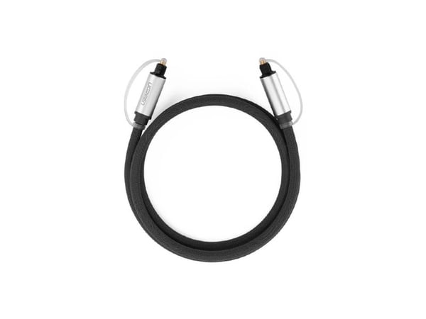 Ugreen AV108 10540 optinen Toslink/SPDIF-kaapeli 2m - harmaa