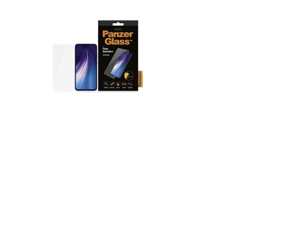 PanzerGlass - Skjermbeskyttelse for mobiltelefon - glass - krystallklar - for Xiaomi Redmi Note 8