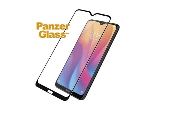 PanzerGlass - Skjermbeskyttelse for mobiltelefon - glass - rammefarge svart - for Xiaomi Redmi 8A
