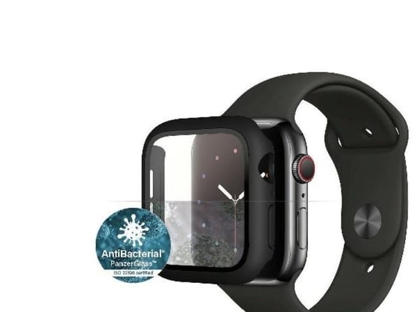 PanzerGlass - Skjermbeskyttelse for smart armbåndsur - helhus - glass - svart - for Apple Watch Hermès Series 9, SE 3, Series 10, Series 11, Series...