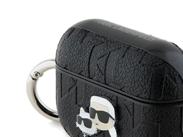 Karl Lagerfeld KLAP2PGKCPK AirPods Pro 2 (2022/2023) deksel svart/black monogram Karl & Choupette Head