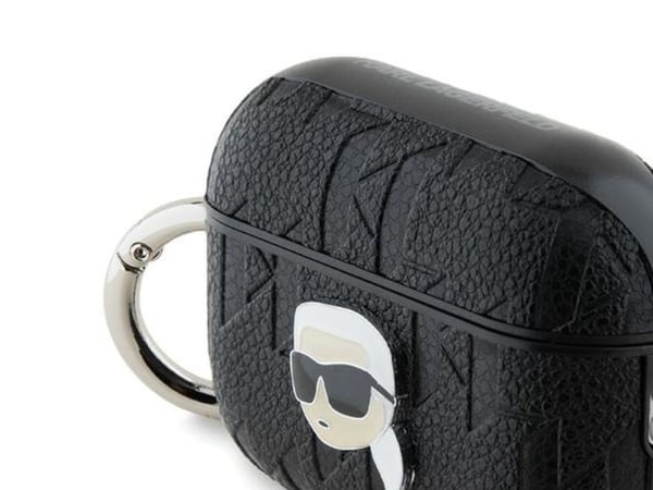 Karl Lagerfeld Karl Lagerfeld KLAP2PGKIPK AirPods Pro 2 (2022/2023) deksel svart Monogram Karl Head