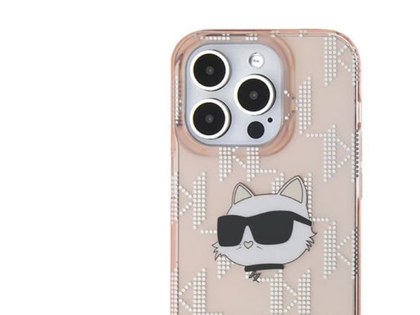 Karl Lagerfeld Karl Lagerfeld KLHCP14LHKLPCHP iPhone 14 Pro 6.1" rosa/rosa hardcase IML Choupette Head & Monogram