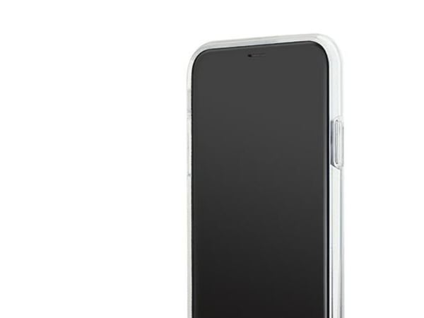 Karl Lagerfeld Liquid Glitter Choupette Head MagSafe tapauksessa iPhone 11 / Xr - kirkas