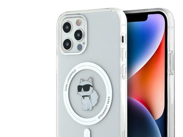 Karl Lagerfeld IML Choupette MagSafe-skal för iPhone 12 / 12 Pro - Transparent