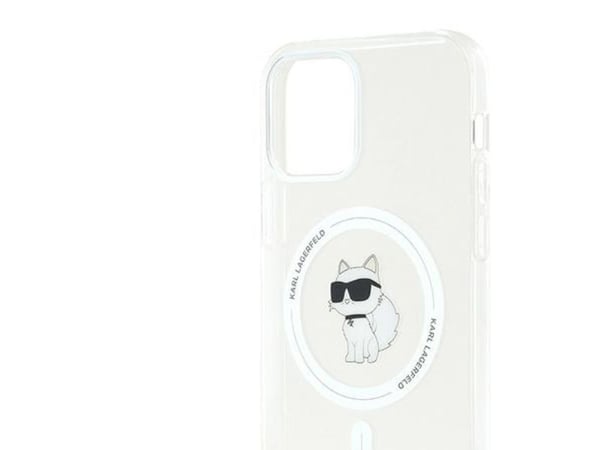 Karl Lagerfeld Karl Lagerfeld KLHMP12MHFCCNOT iPhone 12/12 Pro 6.1" kirkas/läpinäkyvä IML kovakotelo Choupette MagSafe