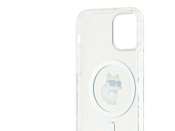 Karl Lagerfeld Karl Lagerfeld KLHMP12MHFCCNOT iPhone 12/12 Pro 6.1" kirkas/läpinäkyvä IML kovakotelo Choupette MagSafe