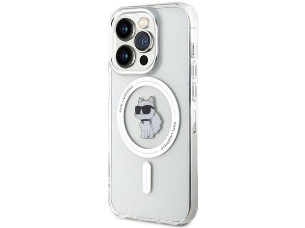 Karl Lagerfeld IML Choupette MagSafe-skal till iPhone 14 Pro - transparent