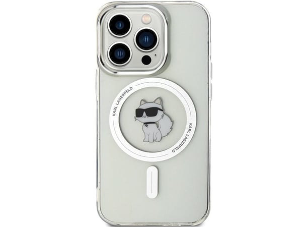Karl Lagerfeld IML Choupette MagSafe-skal till iPhone 14 Pro - transparent