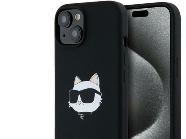 Karl Lagerfeld silikone Choupette Head MagSafe suojakotelo iPhone 15 Plus / 14 Plus - Lajittelu