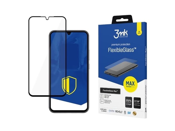 3MK 3mk FlexibleGlass Max hybridglass for Samsung Galaxy A34 5G (SM-A346) svart