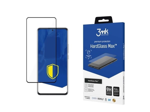 3mk HardGlass Max svart härdat glas för Xiaomi 12 Pro / 13 Pro
