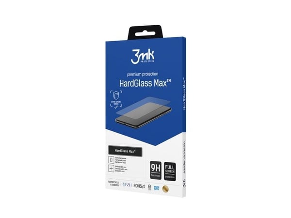 3mk HardGlass Max svart härdat glas för Xiaomi 12 Pro / 13 Pro