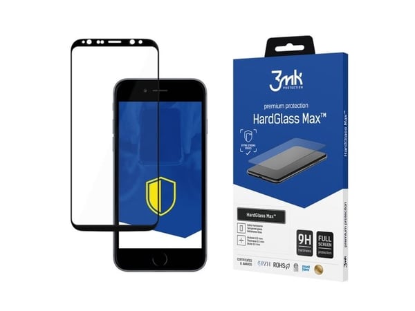 3MK HardGlass Max 3D herdet glass for Galaxy S8+