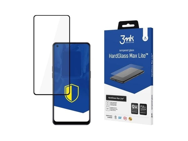 3MK HG Max Lite skjermbeskyttelse OPPO Reno 7 Lite 5G svart/black