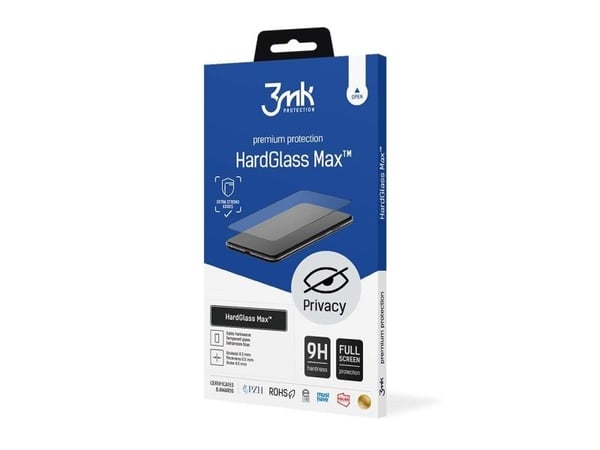 3MK 3MK 3MK HardGlass Max Privacy iPhone 7 / 8 musta / musta koko näytön lasi yksityisyys