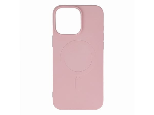Etui Liquid Silicone Case MagSafe na iPhone 16 Pro Max - jasnoróżowe