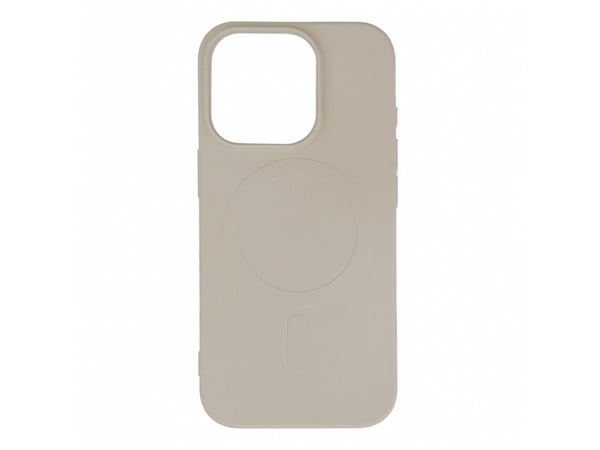 Etui Liquid Silicone Case MagSafe na iPhone 16 Pro Max - bezowe