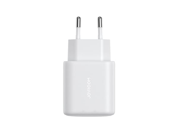 Joyroom USB-C PD 30W QC SFC vegglader JR-TCF24 + USB-C-kabel 1 m (hvit)