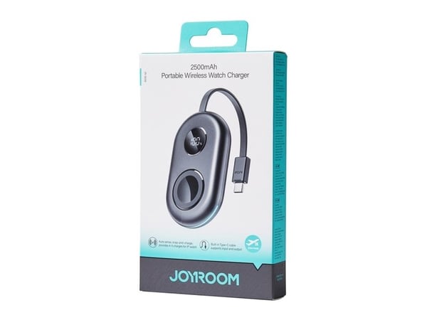 Joyroom JR-W09 induktiv 3W med USB-C-kabel til Apple Watch – svart