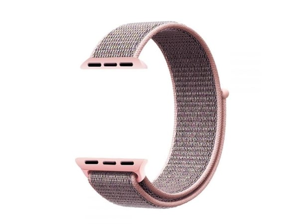 Tech-Protect nylonreim for Apple Watch 4/5/6/7/8/9/SE (38/40/41 mm) - Rosa