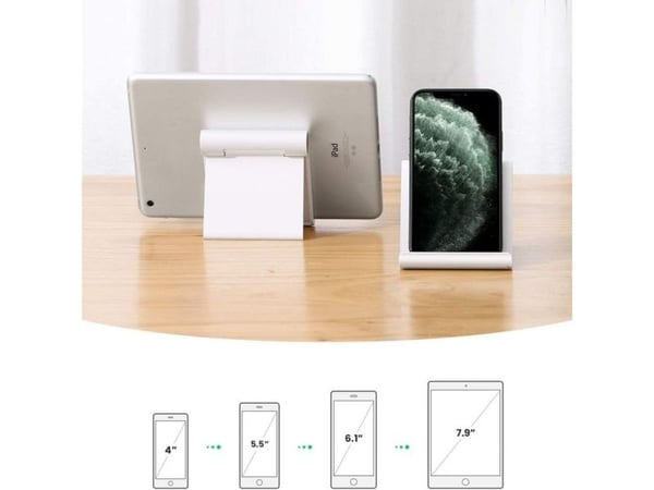 Tech-Protect Z1 universellt smartphone-/surfplattställ - vit