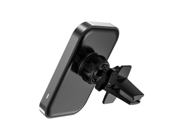 Tech-Protect CW19 MagSafe magnetisk bilholder med 15W induksjonslader for luftrist - svart