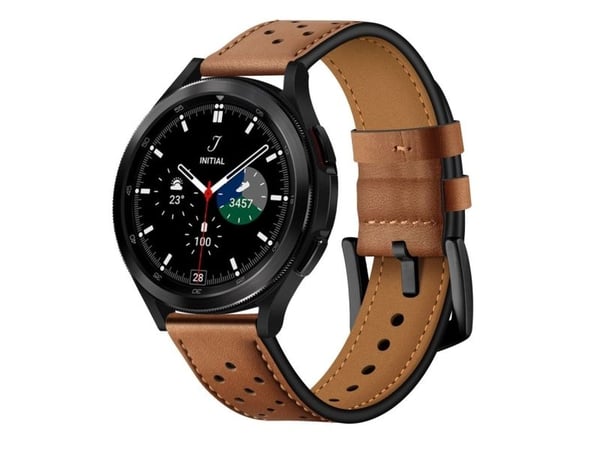 Tech Protect Samsung Galaxy 4 smartklokke lærrem, brun, 40/42/44/46m