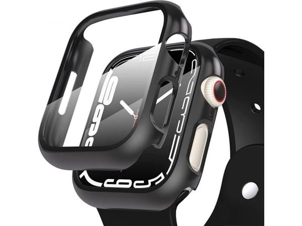 Tech-Protect Defense360-skal för Apple Watch 7 / 8 / 9 (45mm) - svart