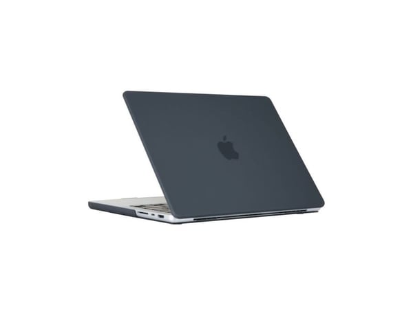 Tech-Protect SmartShell-etui til MacBook Pro 14" M1 / M2 / M3 2021-2024 - matt svart