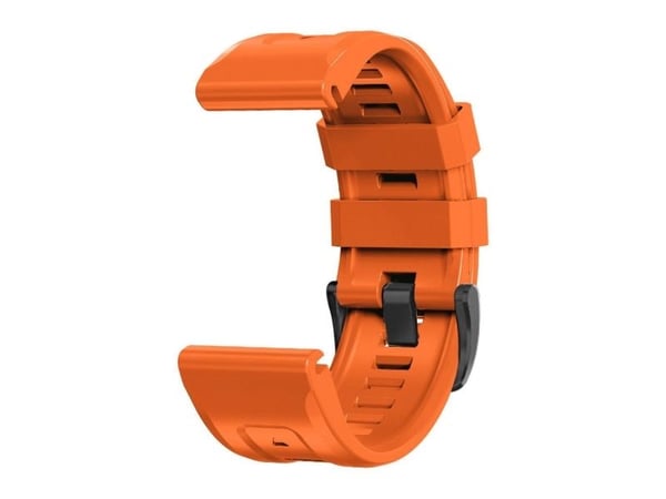 Garmin Fenix 3/5X/5X PLUS/6 Pro/6X/7X älykellon hihna, 26 mm, Oranssi