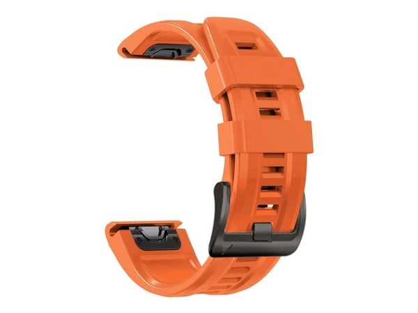 Garmin Fenix 3/5X/5X PLUS/6 Pro/6X/7X älykellon hihna, 26 mm, Oranssi