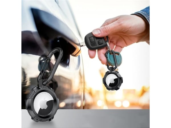 Tech-Protect TPUCARBON Apple AirTag BLACK