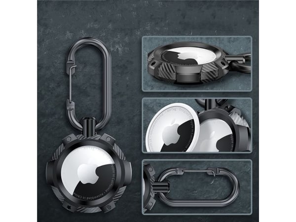 Tech-Protect TPUCARBON Apple AirTag BLACK